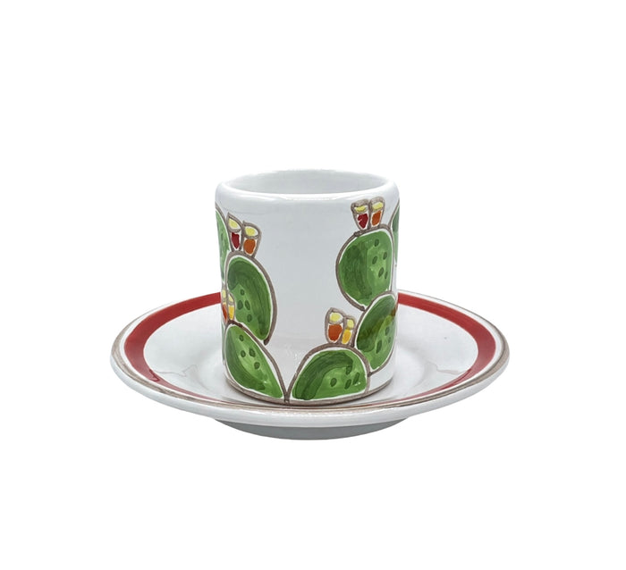 Prickly pear coffee cup