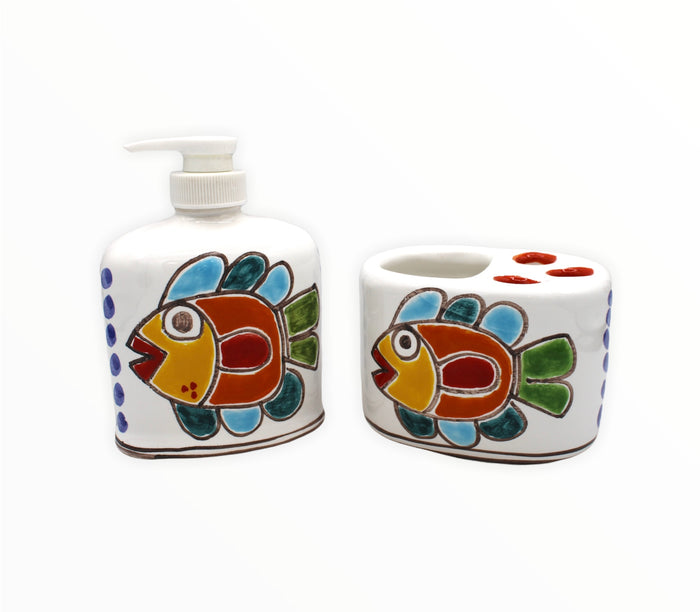 Fish and Octopus Bath Set