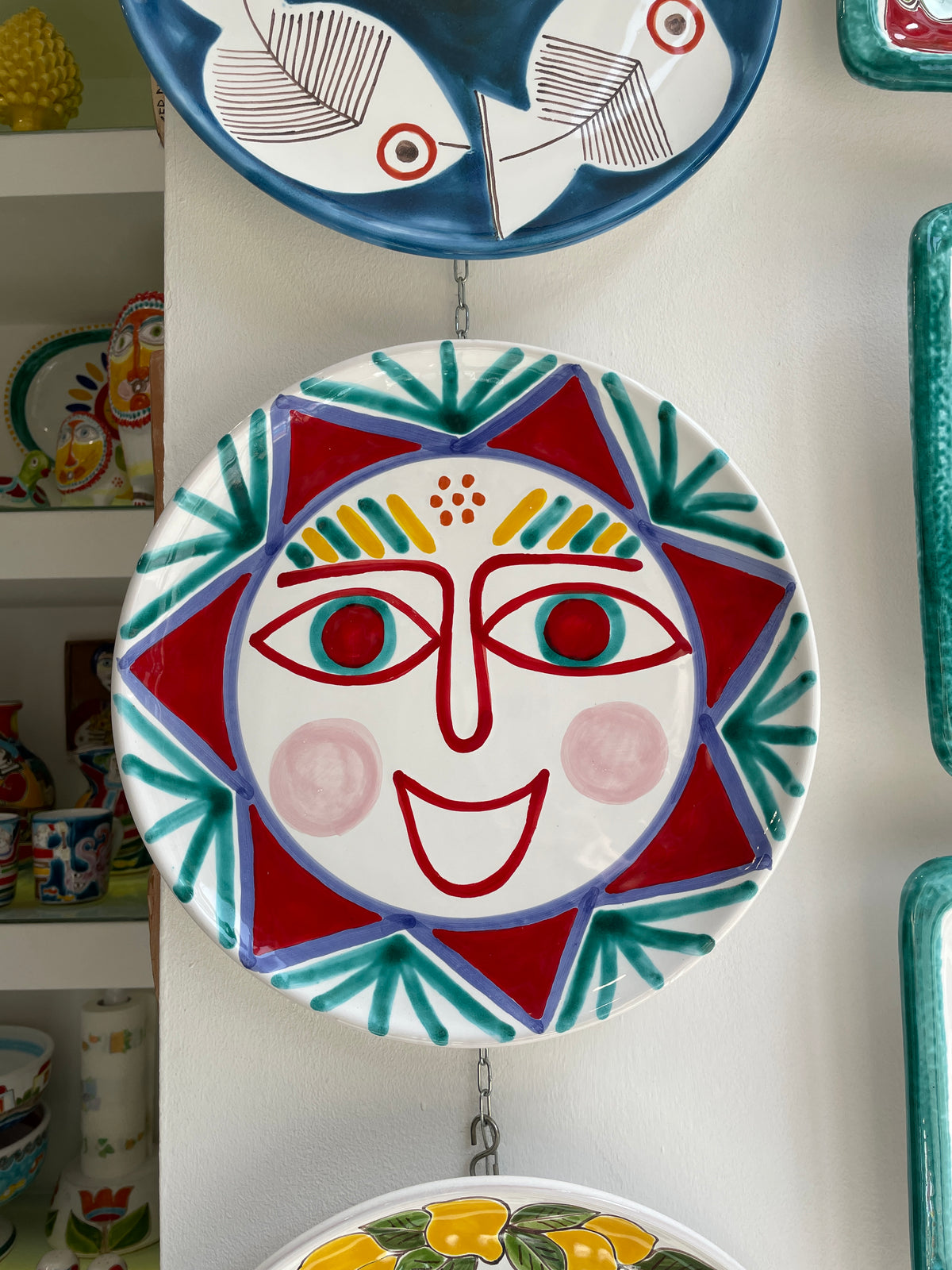Piatto Da Portata in ceramica Palermo – Ceramiche Di Sicilia